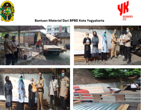 Bantuan Material Dari BPBD Kota Yogyakarta